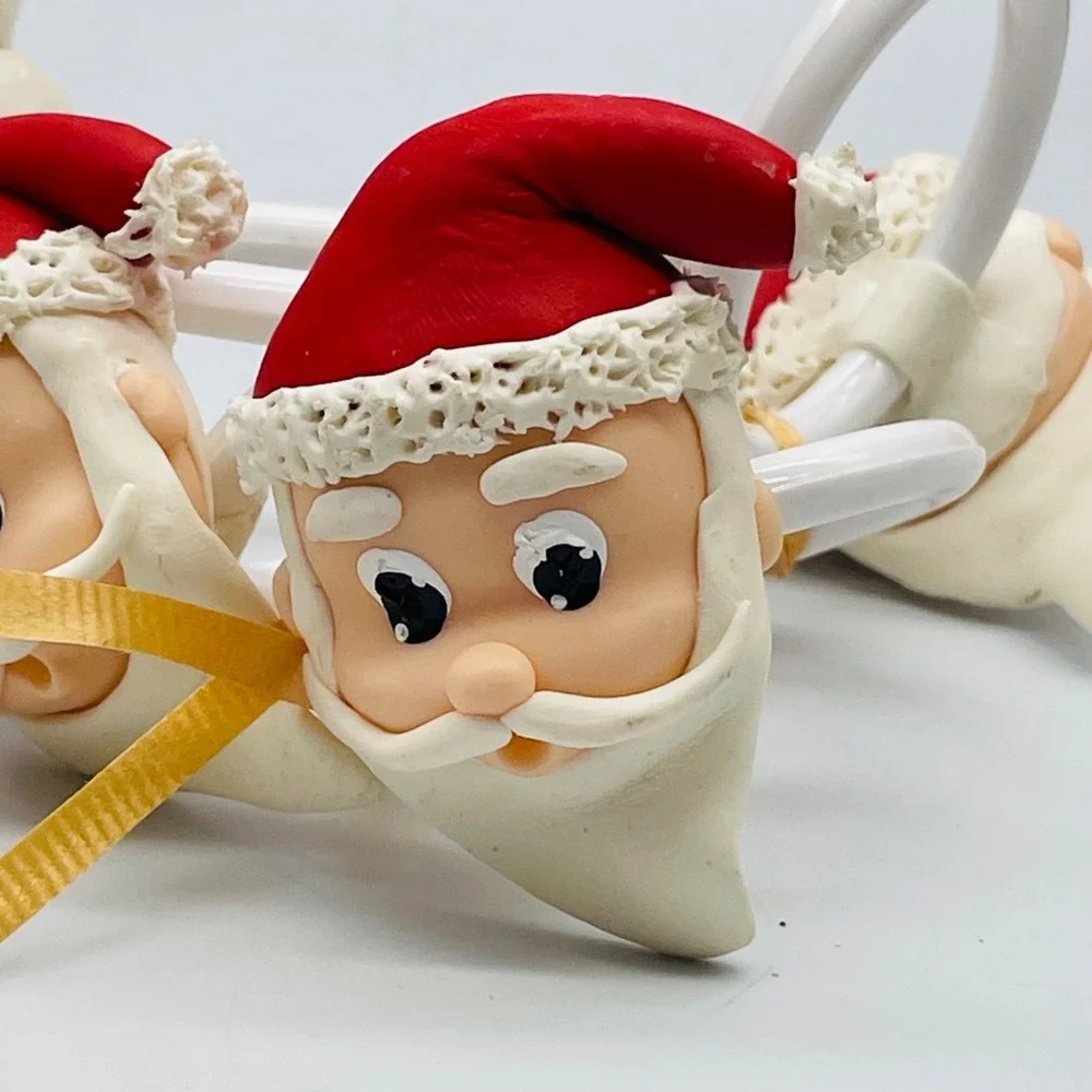 Santa Napkin Rings Holders Santa Face‎